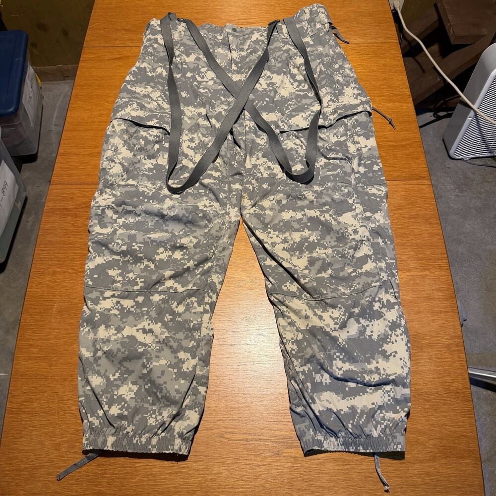 Army ACU Military Surplus GEN 3 Goretex Cold Wet Weather Trousers Pants Large